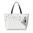 thumbnail image 2 of Disketp Dandelion Blowing In The Wind Bolsa de Playa de Gran Capacidad, Bolso Impermeable y a Prueba de Arena para Mujer, Ideal para Playa, Piscina y Natación, 2 of 7