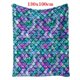 thumbnail image 1 of Xihbxyly Venta de liquidación Manta de franela certificada Home Warmer, manta de felpa para sofá y cama, manta suave estampada, 1 of 3