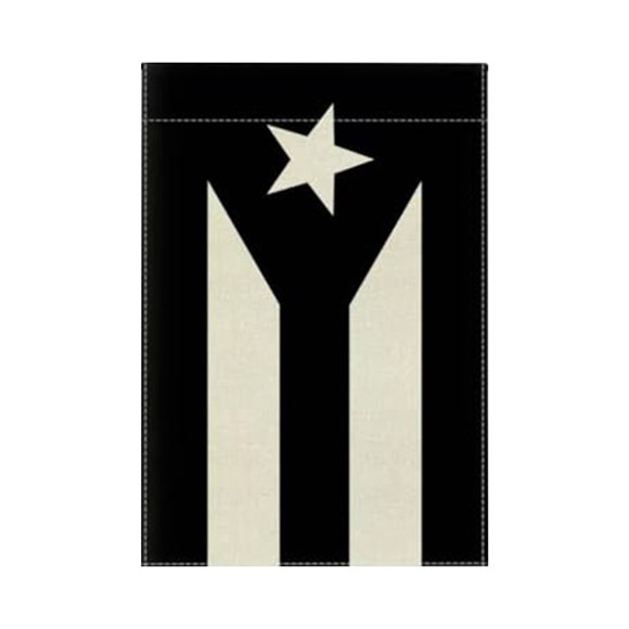Drapeau de Puerto 12x18 Pi Grand Drapeau Bleu de Puerto Ricains Couleurs Vives Polyester Résistant à la Décoloration avec 2 Laiton Intérieur Extérieur