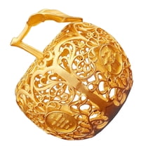 Milisten fruit ornaments Apple Figurine Golden 1Pack