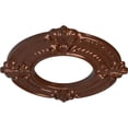 thumbnail image 3 of Ekena Millwork 9"OD x 4 1/8"ID x 5/8"P Benson Ceiling Medallion (Fits Canopies up to 4 1/8"), Hand-Painted Copper Penny, 3 of 7