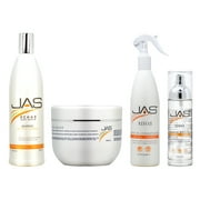JAS Rehab Deep Repair All in 1 Combo (Shampoo+Mask+Leave in Conditioner+Oil)