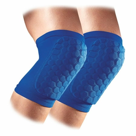 Mcdavid Hexpad Knee Pad - McDavid 6440 Uni-Sex HEXPAD Knee or Elbow Pads Pair Royal Small