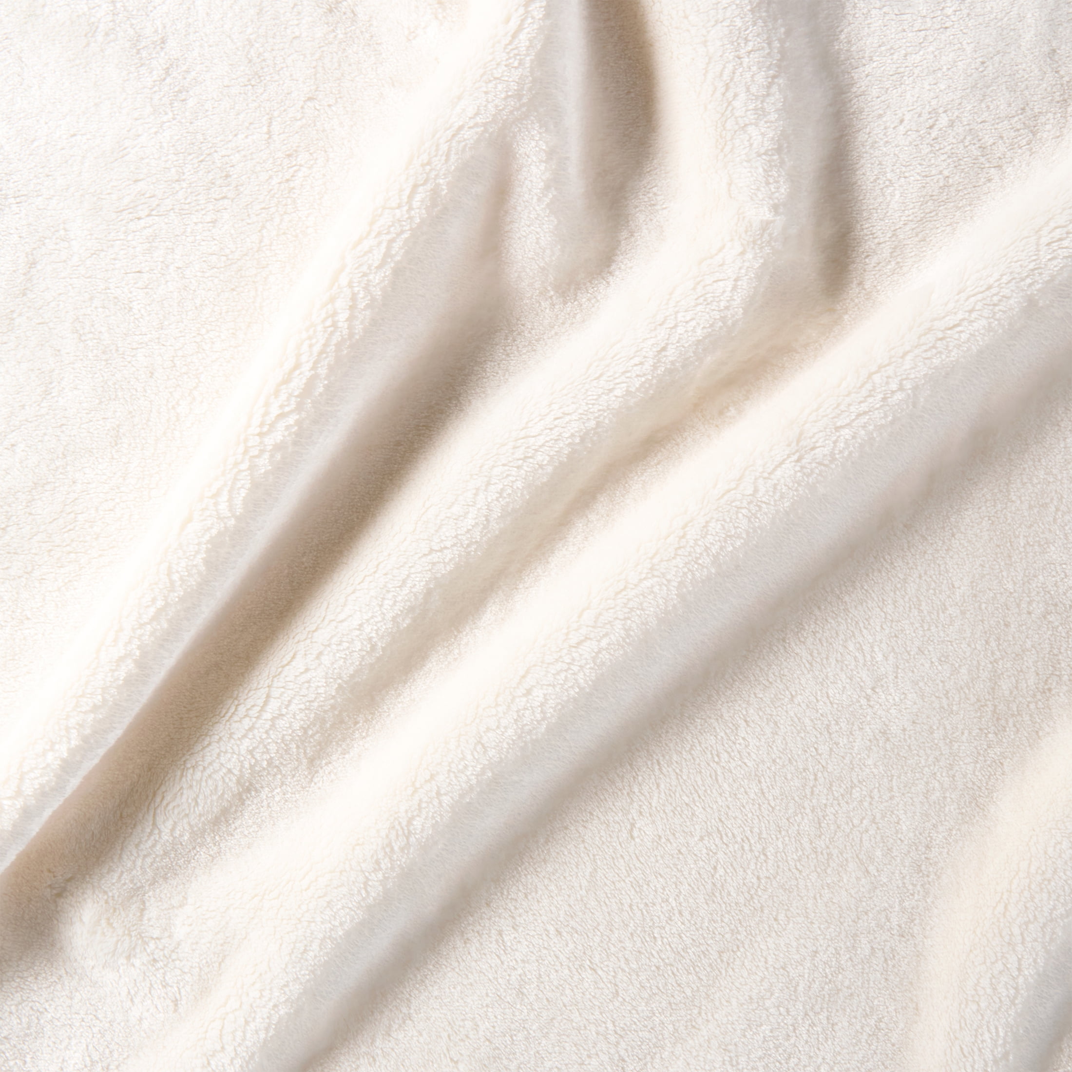 Better Homes & Gardens Oversized Velvet Plush Throw Blanket, Vanilla Dream
