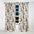 thumbnail image 2 of Designart "Chic Urban Victorian XIII" Floral Curtain Panels, 2 of 6