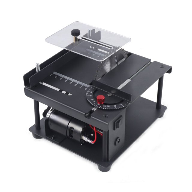Powerful Compact Table Saw, Mini Sliding Table Saw Kit Multifunction Woodworking DIY ,Easy to Use
