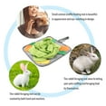 thumbnail image 2 of 1pc Rabbit Foraging Mat Funny Interactive Nose Work Small Animal Feeding Mat, 2 of 7