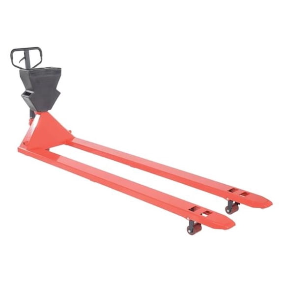 Vestil PM4-2796-UP-002 109.18 x 27 x 48 in. Steel & Plastic Pallet Truck - Red with Black P-Caddy