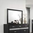 thumbnail image 4 of Miranda Rectangular Dresser Mirror Black, 4 of 11