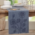 thumbnail image 3 of Saro Lifestyle Stone Washed Floral Table Runner, 3 of 3