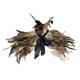 thumbnail image 2 of Bufanda de plumas góticas para el hombro, accesorio fotográfico cómodo, chal de plumas con amuleto Marrón, 2 of 9