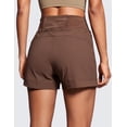 thumbnail image 2 of CRZ YOGA Women's Lightweight Hiking Shorts 4'' Stretch for Athletic Summer Travel Outdoor with Zip Pockets, 2 of 4