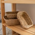 thumbnail image 2 of 3Pc Rect. Seagrass Basket Natural, 2 of 3