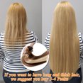 thumbnail image 6 of SEGO I Tip Hair Extensions Human Hair Highlight Remy Straight Ombre Stick Tip Keratin Real Human Hair Extensions, 6 of 7