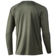 thumbnail image 2 of HUK Band Pursuit Sleeve White, Small Long Sleeve Shirt, 2 of 5