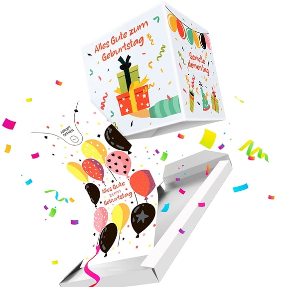 Surprise Popup Box for Quick Fun Unboxing Perfect Birthdays Holidays Parties