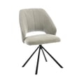 thumbnail image 3 of Silla giratoria 360 Soledad Taburete portátil para comedor con respaldo, 3 of 10