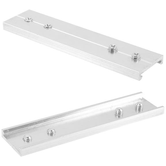 2Pcs Ceiling Track Connectors Curtain Track Joints Connector Electric Curtain Track Rail Joints