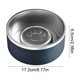 thumbnail image 3 of Pisexur Suministros para mascotas Dog Feeding Bowl 304 Stainless Steel Dog Bowl Fall Large Dog Food Bowl Drinking Water Knockover Large Capacity Dog Food Bowl perros, gatperros, gatos y animales, 3 of 6