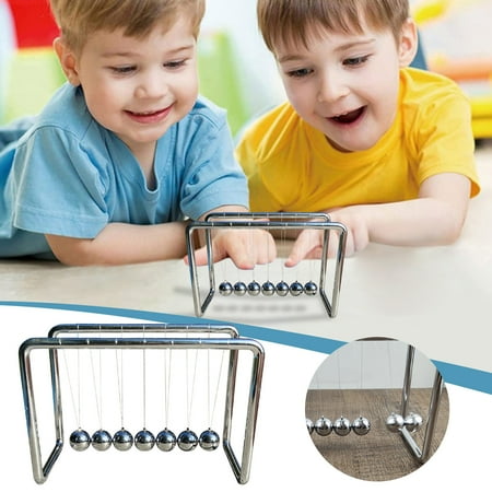 

Newton s Cradle Bumper Ball Ball Of Physics Decompression Decoration 7 Beads Full Metal Frame Newton s Ball