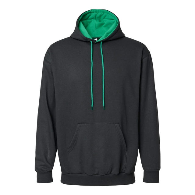 King Fashion KF9041 Two-Tone Hooded Sweatshirt