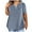 Navy, variant on Sakmal Short Sleeve Tee V-Neck Basic Oversized Shirts Green Womens Tops Dressy Casual