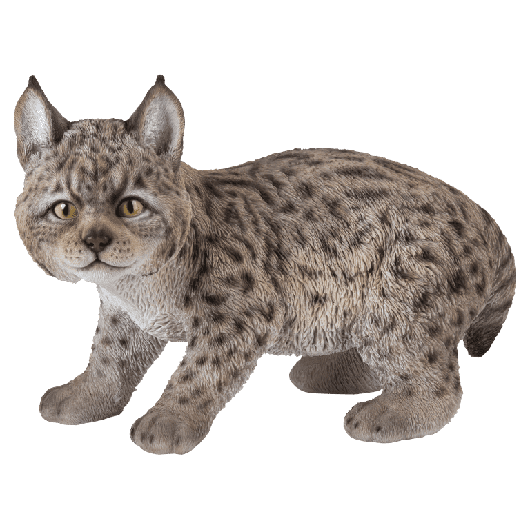 Hi Line Gift 87711-B 10” LYNX KITTEN Durable Polyresin