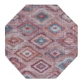 thumbnail image 3 of Unique Loom Sisu Collection Area Rug - Haryana (7' 10" Octagon Terracotta/Brown), 3 of 7