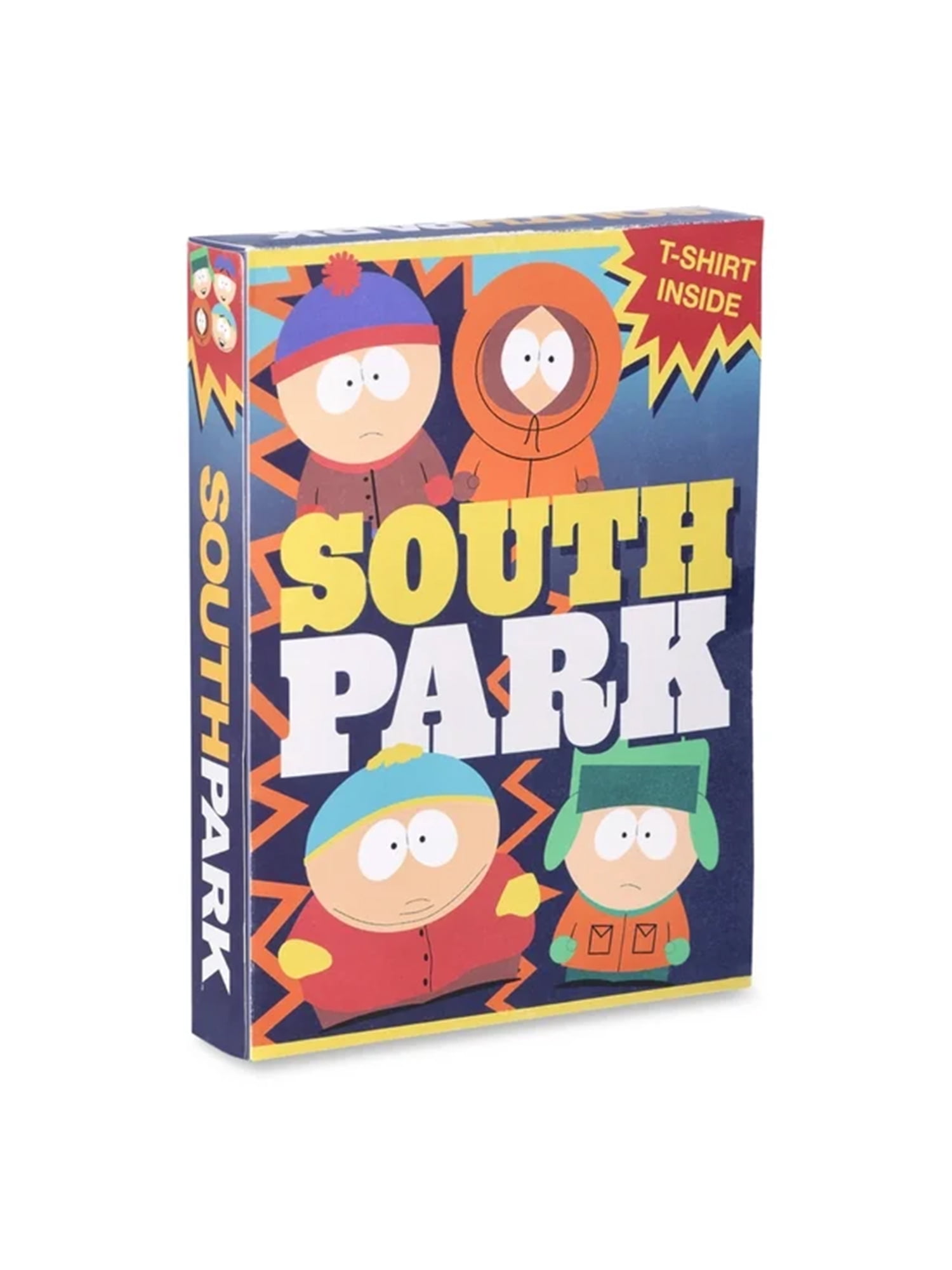 South Park, Mens Apparel Graphic T-Shirt, Sizes S-3XL, in VHS Box Package (Men's Big & Tall)