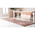 thumbnail image 5 of Unique Loom Autumn Collection Circles Casual Warm Toned Runner Rug, 2 Feet 6 Inch x 10 Feet, Light Brown/Terracotta, 5 of 5