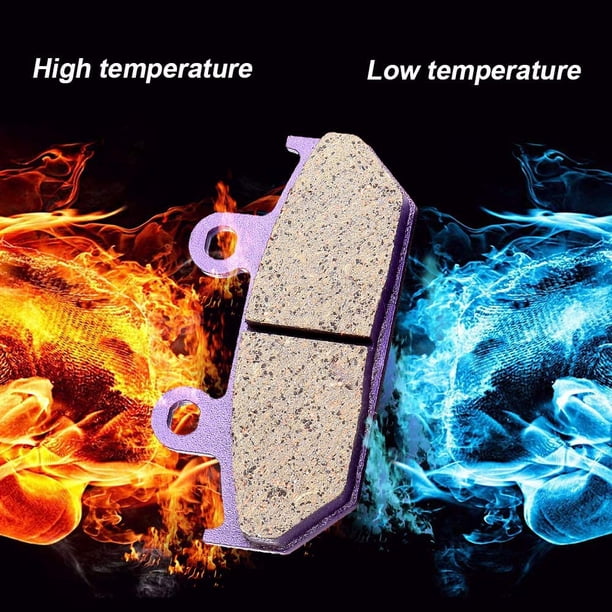 SCITOO Carbon Fiber Brake Pads For Honda Goldwing 1500 GL1500A Aspencade, GL1500I Interstate, GL1500SE (FA124/2) - 1990-2000 Models