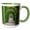 Green/White, variant on 3drose, Spain, Granada, Alhambra. Archway of Trees., 11oz Mug