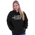 thumbnail image 4 of His Greatest Catch Funny Fishing Hoodie Sweatshirt Women Brisco Brands X, 4 of 6