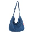 thumbnail image 1 of Bolso Bandolera Retro Versátil Btafrte Mezclilla Gran Capacidad Azul Oscuro, 1 of 9