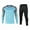 light blue, variant on Men And Teens Goalkeeper Jersey Set Long Sleeve Soccer Goalie Uniform with Padded Shirt & Pants for Training & Match