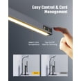 thumbnail image 3 of Lámpara de escritorio SUPERDANNY LED 12W Touch Control regulable gris, 3 of 7