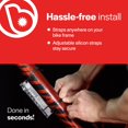 thumbnail image 5 of Brightz GoBrightz LED Bike Frame Light, 4 Light Modes, Underglow Effect, Red, 5 of 6