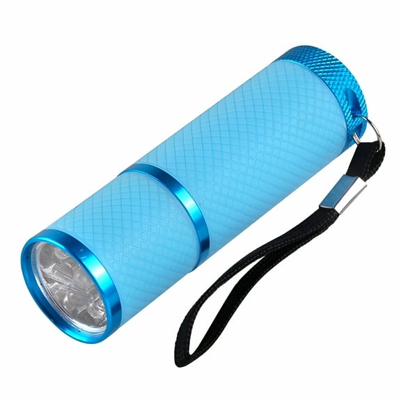 HIBIBUD Handheld UV Curing Lamp Light,9 LEDs 395nm UV Flashlights Detector for Nail and Facial