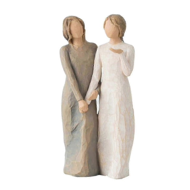 My Friend Figurine Sculpted Hand-painted Figure Gift For Friends Sisters Resin Desktop - Mishan