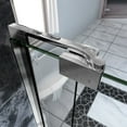 thumbnail image 5 of DreamLine Allure 31-32 in. W x 73 in. H Frameless Pivot Shower Door in Chrome, 5 of 13