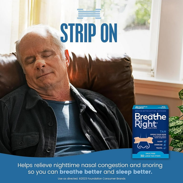 Amazon.com: Breathe Right Nasal Strips Original Tan Small