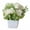 White, variant on Dengjunhu Artificial Potted Flowers, Fake Plant Small Faux Potted Plants, Artificial Small Flower in Pot for Home Office, Dining Room Farmhouse Table Centerpieces Decoration