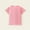 Pink, variant on Spazoro Toddler Girls Boys T-Shirts Tees, Casual Solid Crew Neck Short Sleeve Breathable Summer Tops for Kids Unisex Beige Size 2 T