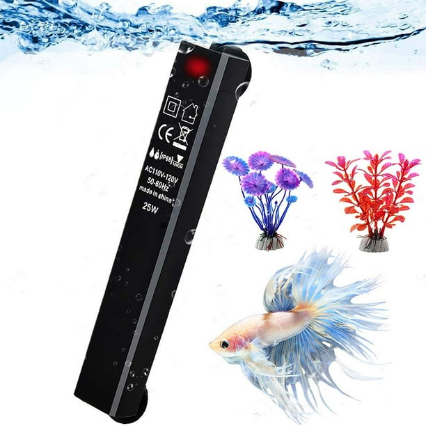Reactionnx 25W Betta Fish Tank Heater, Smart Thermostat Submersible