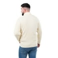 thumbnail image 6 of SAOL Men's Shawl Collar Knitted Fisherman Sweater 100% Merino Wool from Ireland, 6 of 7