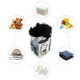 thumbnail image 4 of Heart Lock Pattern Foldable Laundry Hamper 12.6x11x22.7in with Handles for Bathroom Bedroom Storage, 4 of 7