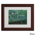 thumbnail image 2 of Trademark Fine Art "The Waterlily Pond Green" Canvas Art by Claude Monet, Wood Frame, 2 of 5