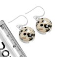 thumbnail image 3 of Natural Dalmatian Earring 925 Sterling Silver Handmade Jewelry, 3 of 5