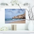 thumbnail image 1 of Coastline with Lighthouse Panorama - Extra Large Seashore Canvas Art, 1 of 3