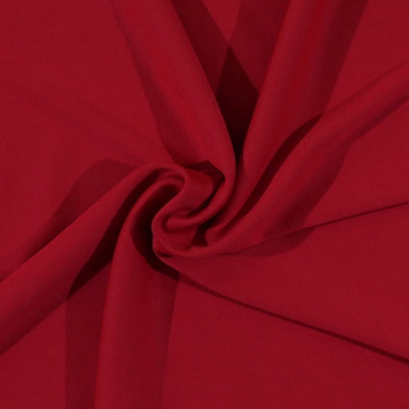66" Wide Red Beefy Weight Activewear Wickaway Knit Polyester Spandex Fabric By the Yard (5366)